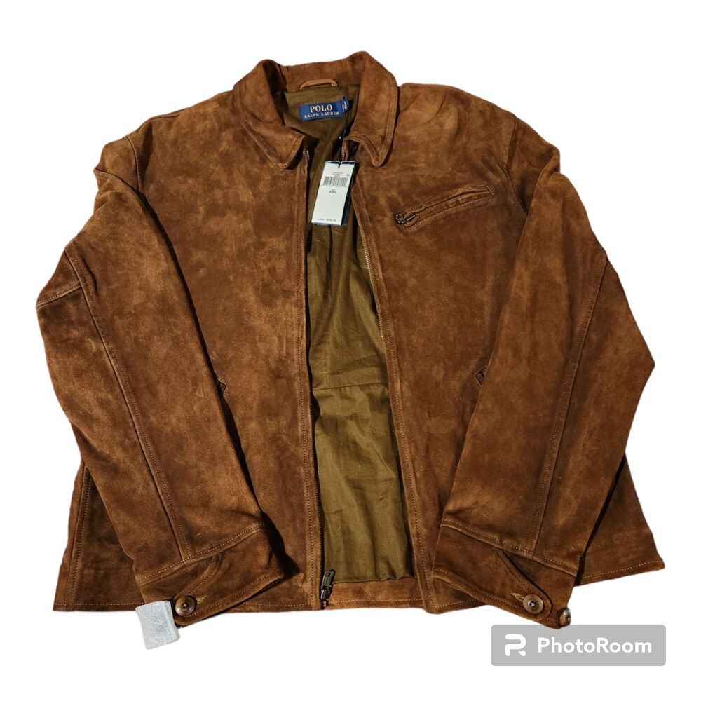 Polo Ralph Lauren 100% Goat Jacket, Brand NEW greenwich brown